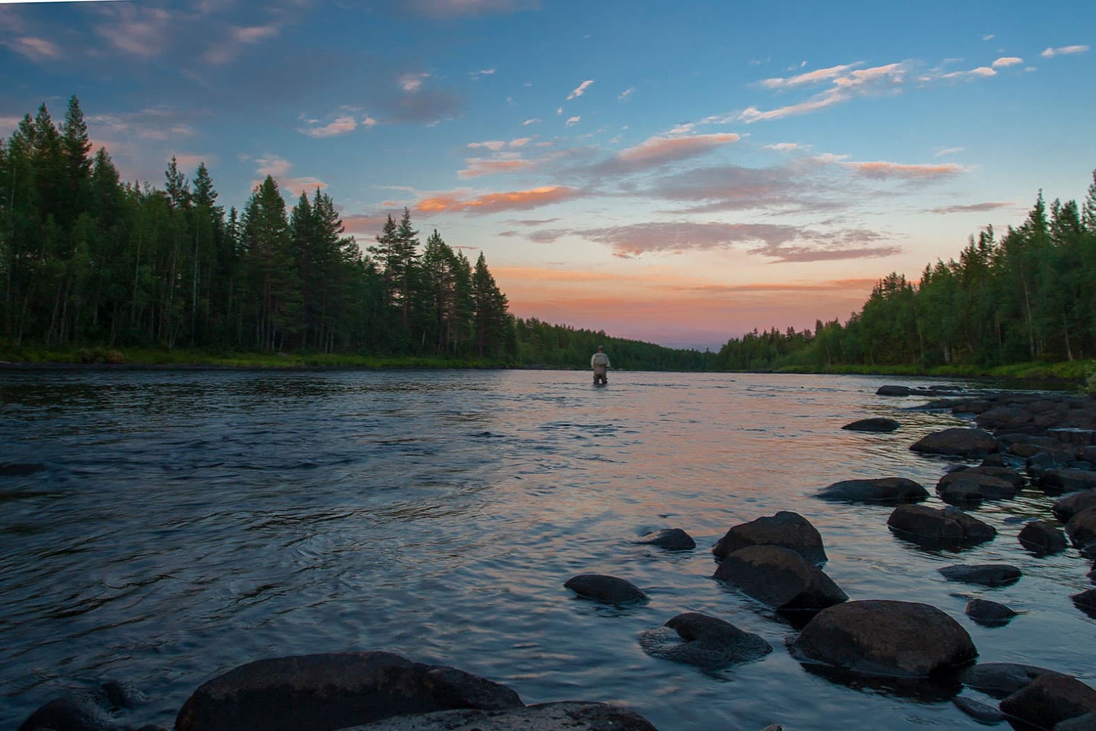How timber floating changed northern salmon rivers